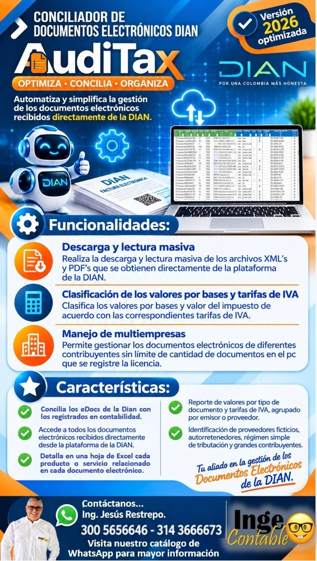 Conciliador DIAN - AudiTax